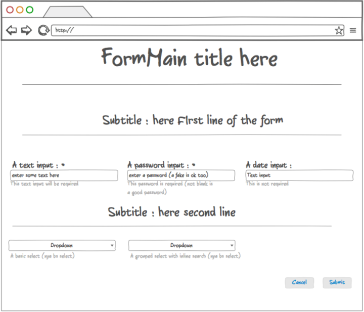 angular easy form generator : design your form